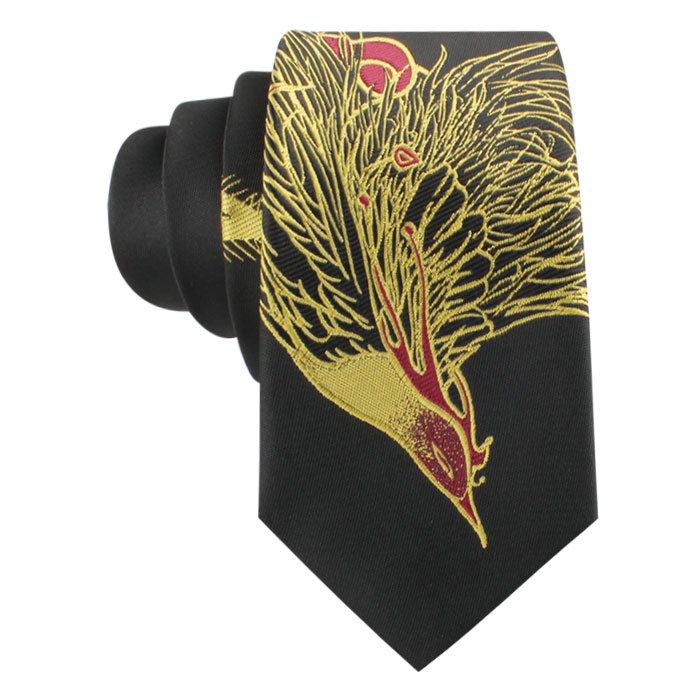 Embroidered ties Embroidered ties